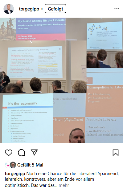 Instagram-Post vom 26.10.2025